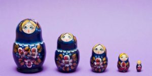 Antiguas muñecas rusas anidadas: detrás del arte