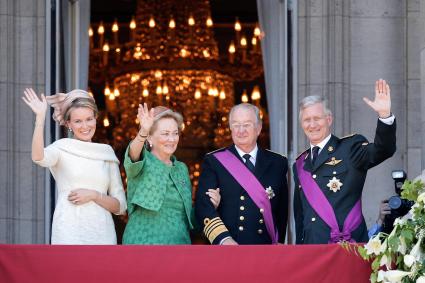 Rey Alberto II y Reina Paola