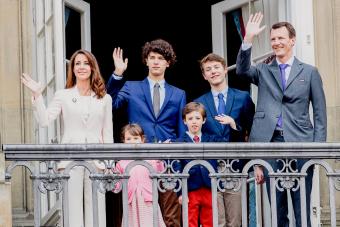 Príncipe Joaquín de Dinamarca y familia