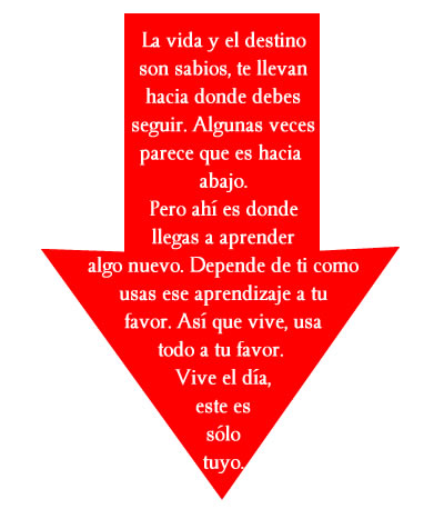 caligrama Ejemplo de un caligrama