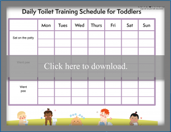 Programa de entrenamiento para ir al baño para niños pequeños